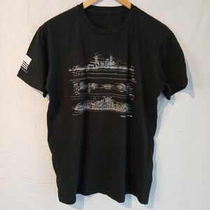 USS Arizona Memorial T-shirt Kids Large Or Men's Sm/Med Pearl Harbor Hawaii BB39